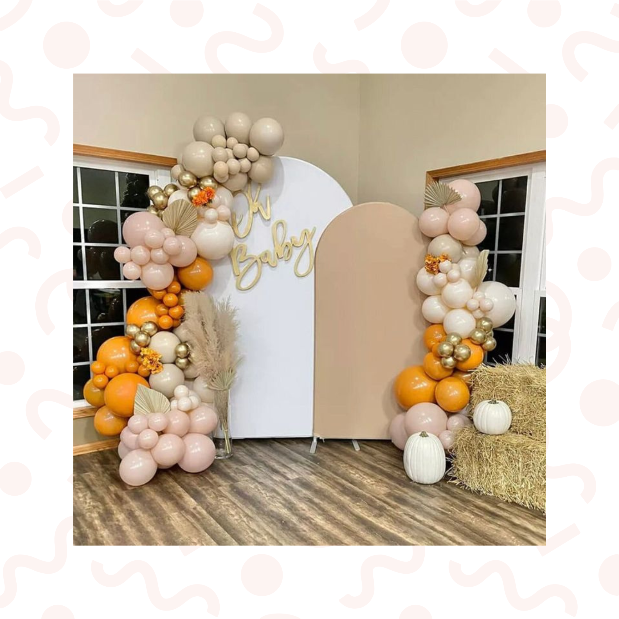 [4 Days Rental] Fabric Arch Backdrop