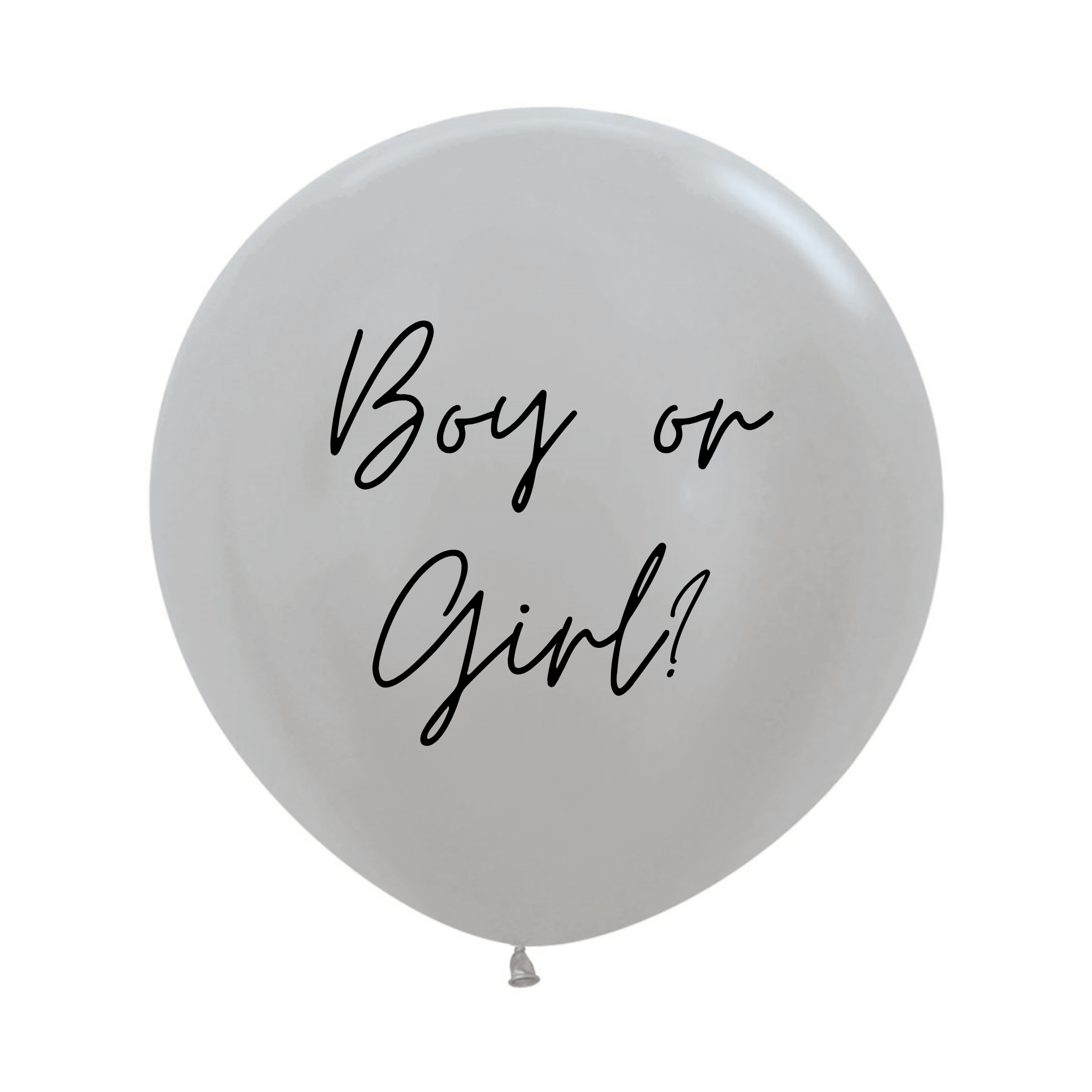 Personalized 36" Jumbo Gender Reveal Balloon with Tassel Tail