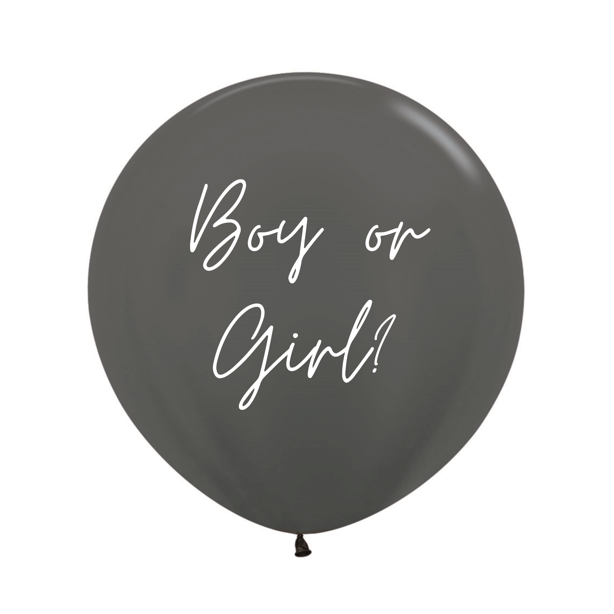 Personalized 36" Jumbo Gender Reveal Balloon with Tassel Tail