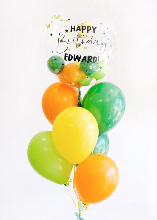 Bubble Balloon with Mini Balloons and Confetti - Customizable - Frou Frou Foxes