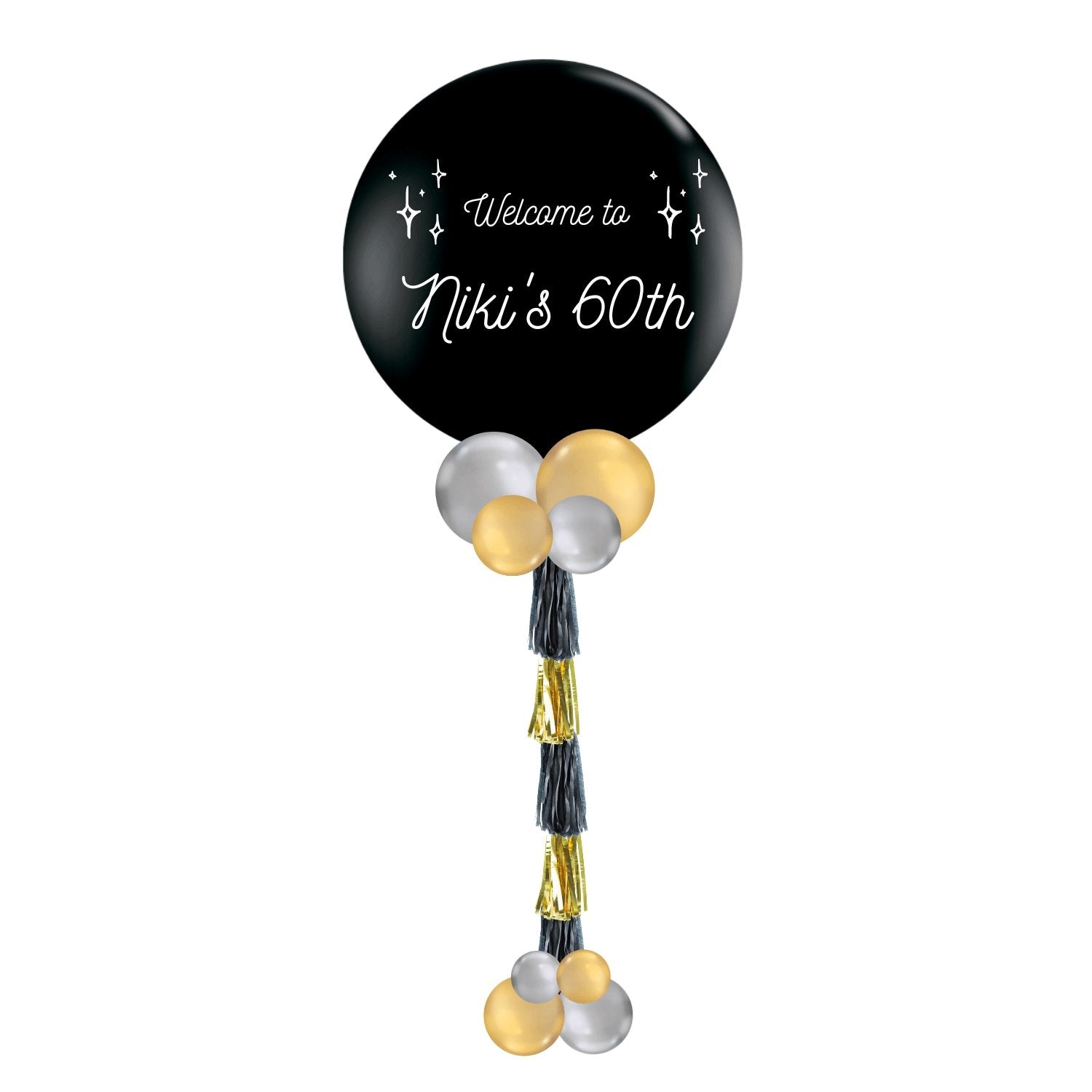 Customizable 28" Jumbo Post with Tassels - Frou Frou Foxes