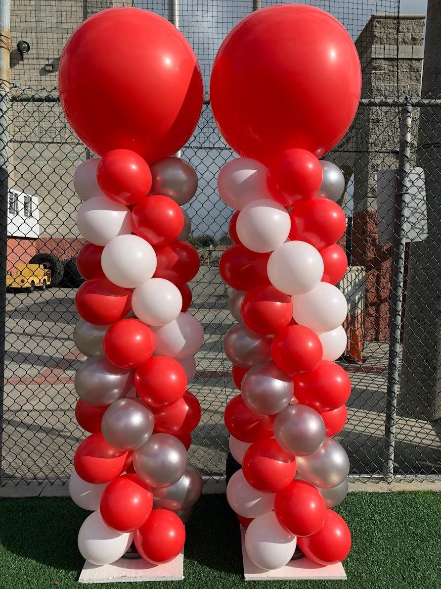 Customizable Jumbo Balloon Columns - Frou Frou Foxes