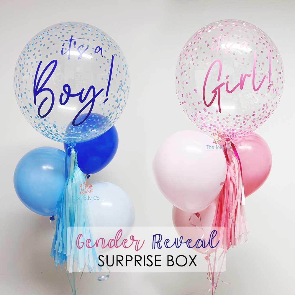 Gender Reveal Balloon Surprise Box - Frou Frou Foxes