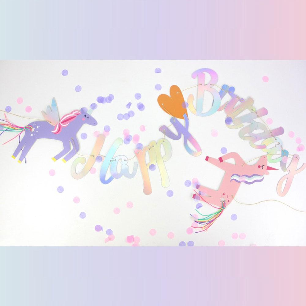 Personalize Unicorn Banner, Rainbow Unicorn Birthday Banner, Unicorn Party  Decorations,pastel Personalized Unicorn Birthday Banner, 