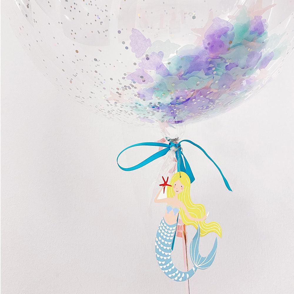 Let's Be Mermaids Bubble Balloon [Add Custom Message] - Frou Frou Foxes